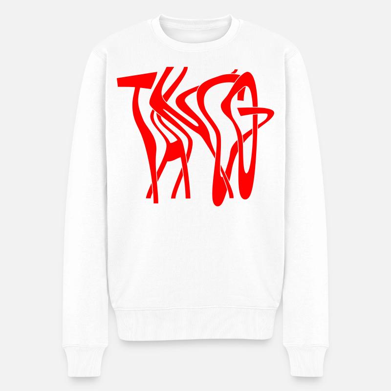 Tangoflow-one - Männer Premium Bio Pullover - Weiß