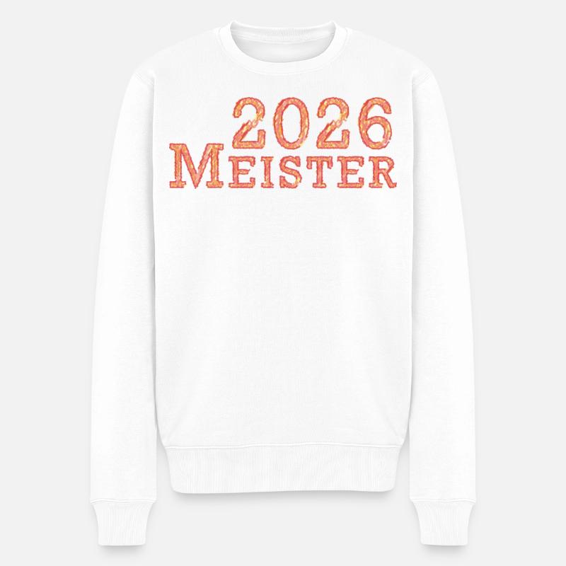 Meister 2026 Meisterschaft - Männer Premium Bio Pullover - Weiß