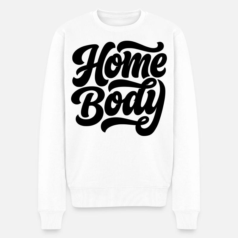 Casanier - Pull Premium bio Homme - blanc