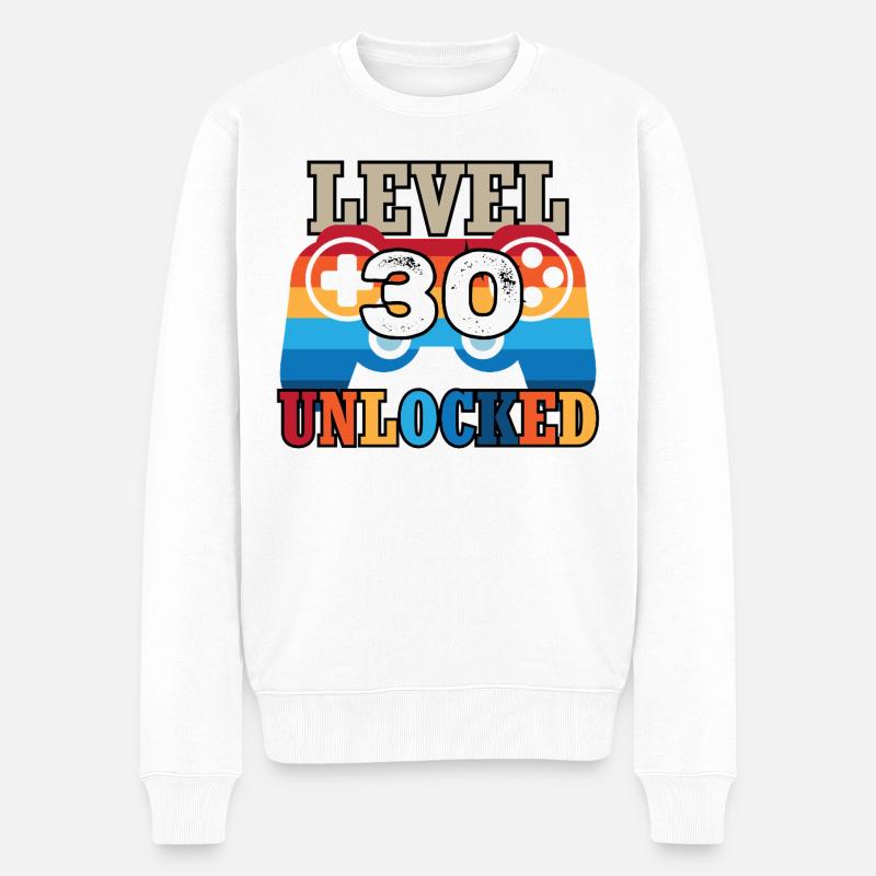 30e anniversaire 30 ans de jeu - Pull Premium bio Homme - blanc