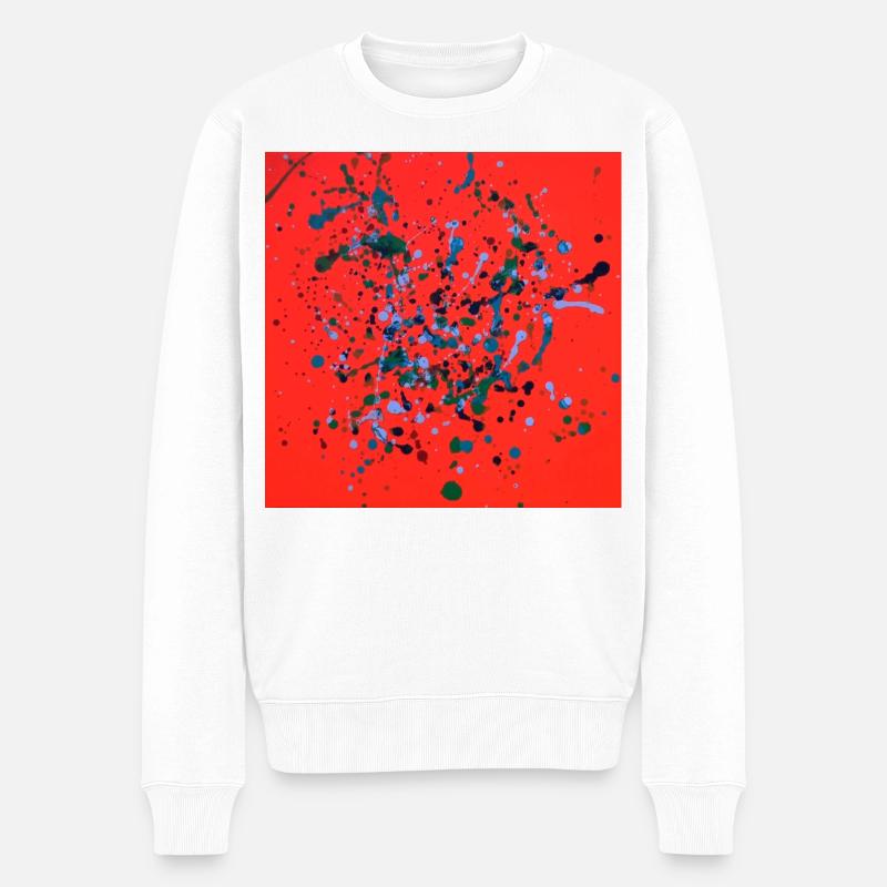 orange_mel - Pull Premium bio Homme - blanc