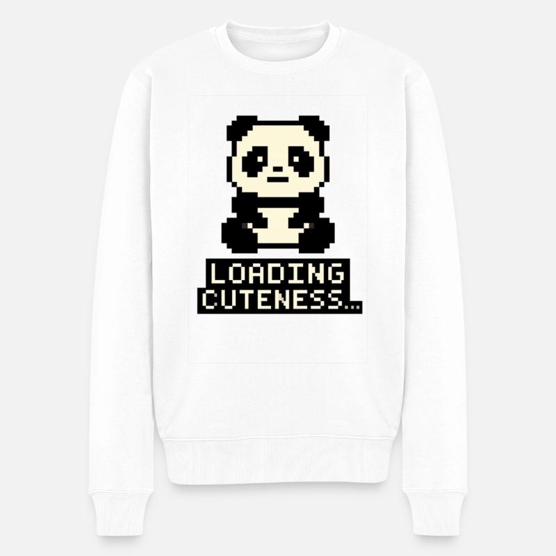 Mignonnerie de Pixelbaby - Pull Premium bio Homme - blanc