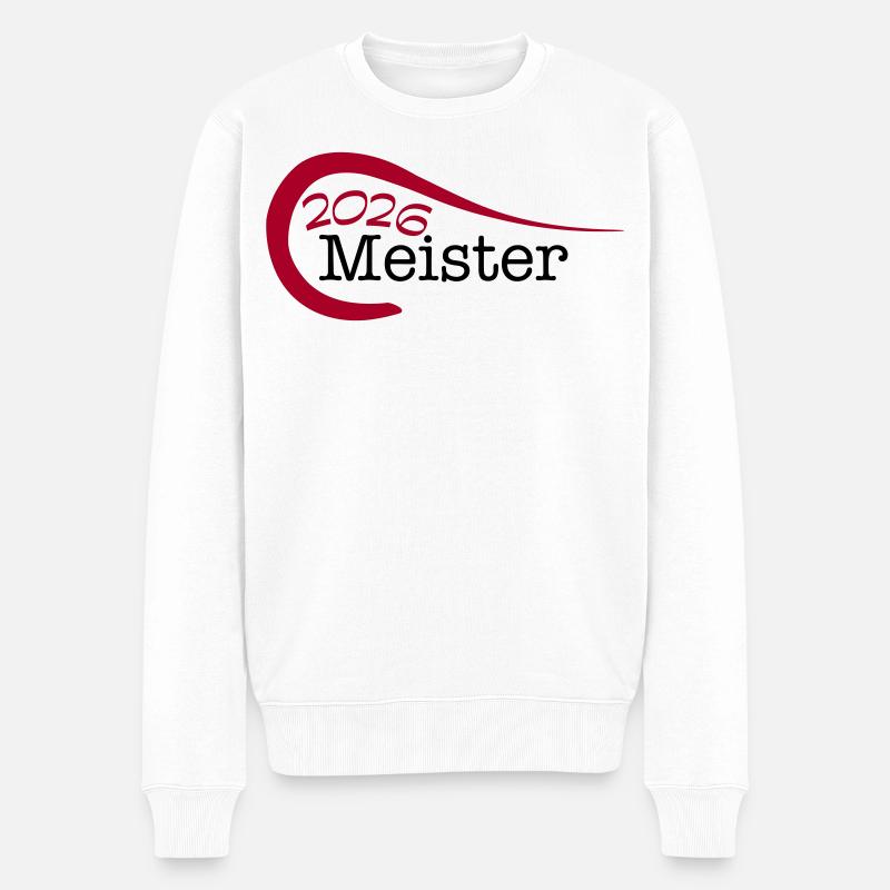 Meister 2026 Meisterschaft - Männer Premium Bio Pullover - Weiß