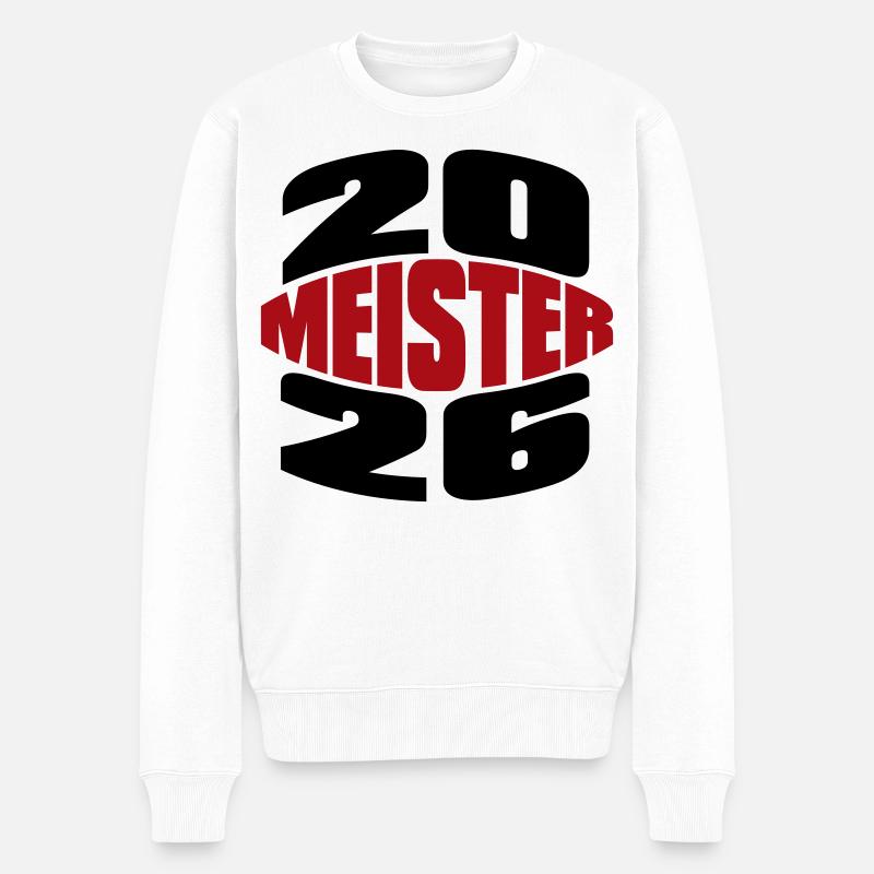 Meister 2026 Meisterschaft - Männer Premium Bio Pullover - Weiß