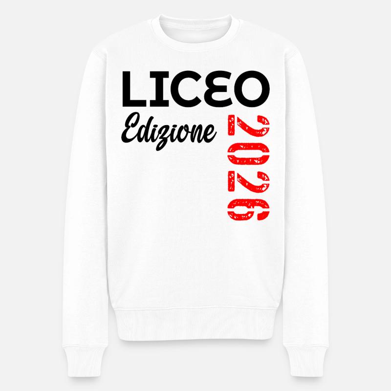 Édition lycée 2026 - Pull Premium bio Homme - blanc