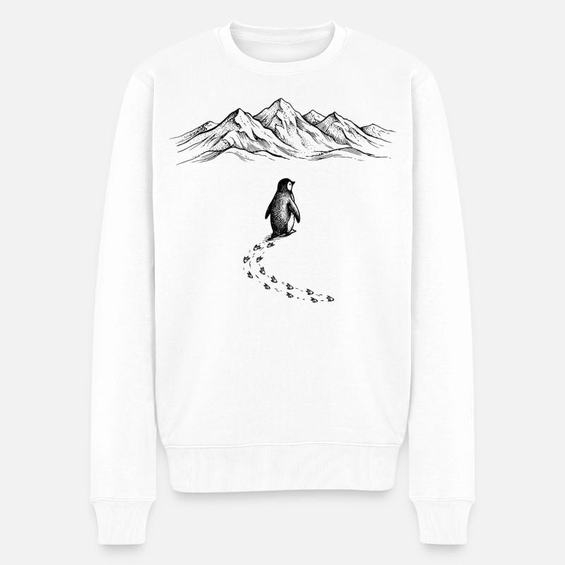 Pinguin Eisberg - Pull Premium bio Homme - blanc