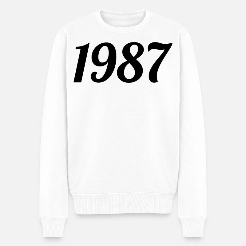 1987 - Pull Premium bio Homme - blanc
