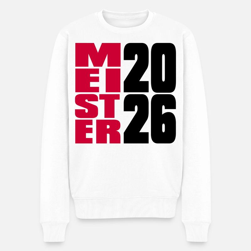 Meister 2026 Meisterschaft - Männer Premium Bio Pullover - Weiß