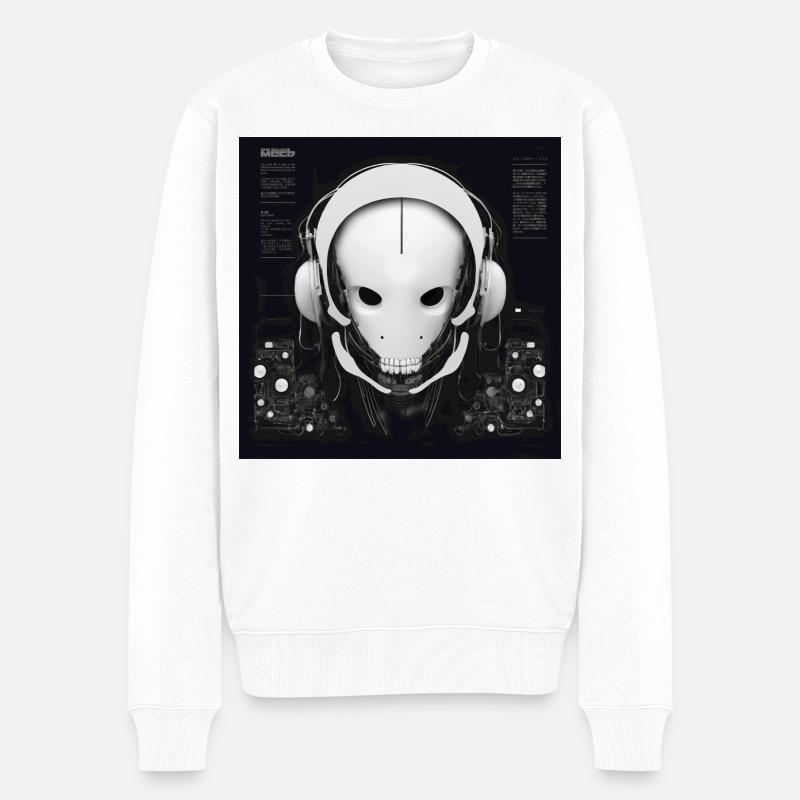 One Bulky Mech - Couverture de la séquence de limon - Pull Premium bio Homme - blanc
