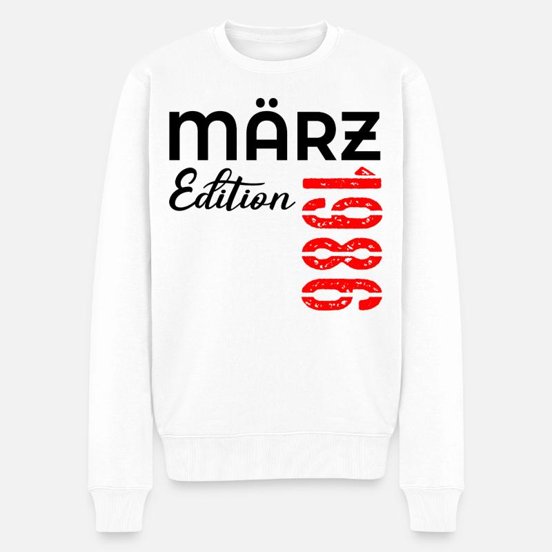 41e anniversaire mars 1986 - Pull Premium bio Homme - blanc