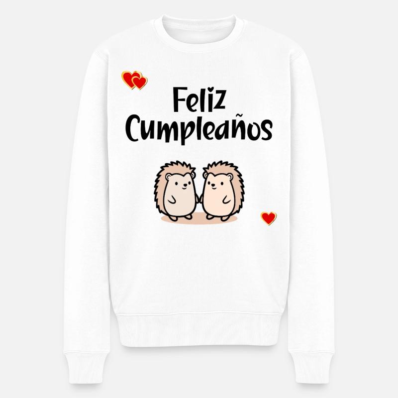 Bon anniversaire - Pull Premium bio Homme - blanc