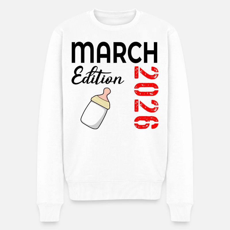 Bébé mars 2026 - Pull Premium bio Homme - blanc