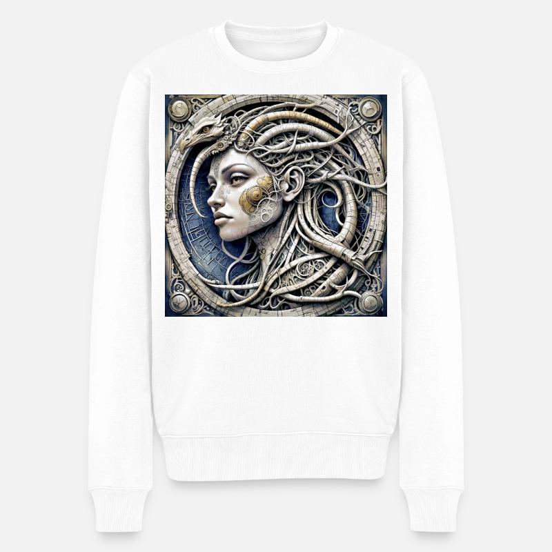 Ppatch 02 - Pull Premium bio Homme - blanc