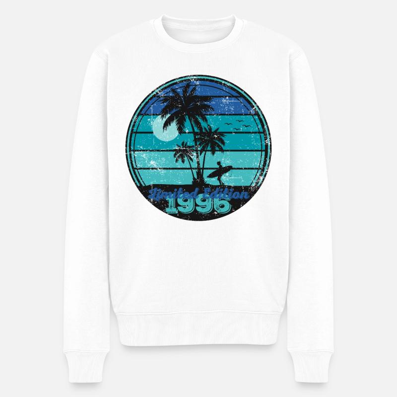 Limited Edition 1996 - Männer Premium Bio Pullover - Weiß