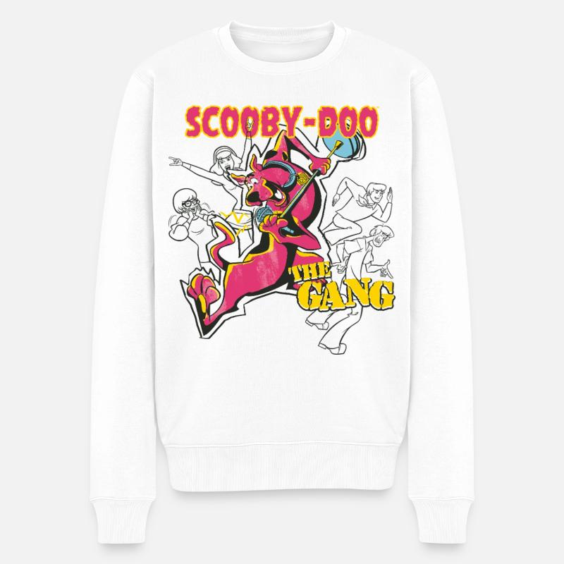 Scooby-Doo Avec La Bande - Pull Premium bio Homme - blanc
