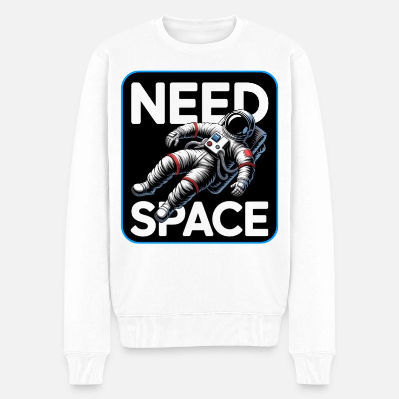 Besoin d’astronaute spatial - Pull Premium bio Homme - blanc