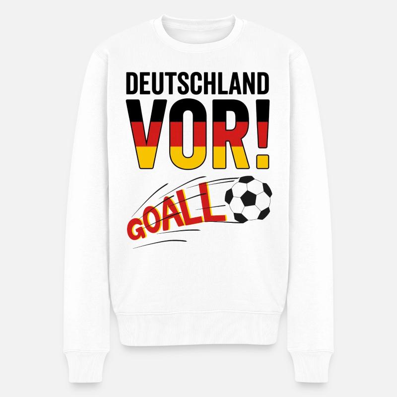 BUT ! Conception de ventilateurs Allemagne 2026 - Pull Premium bio Homme - blanc