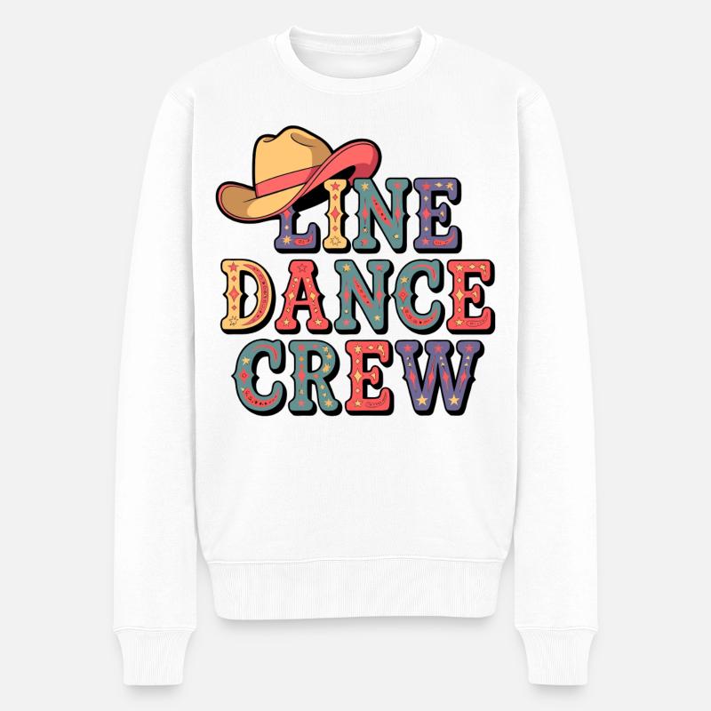 Équipe de danse en ligne - Pull Premium bio Homme - blanc