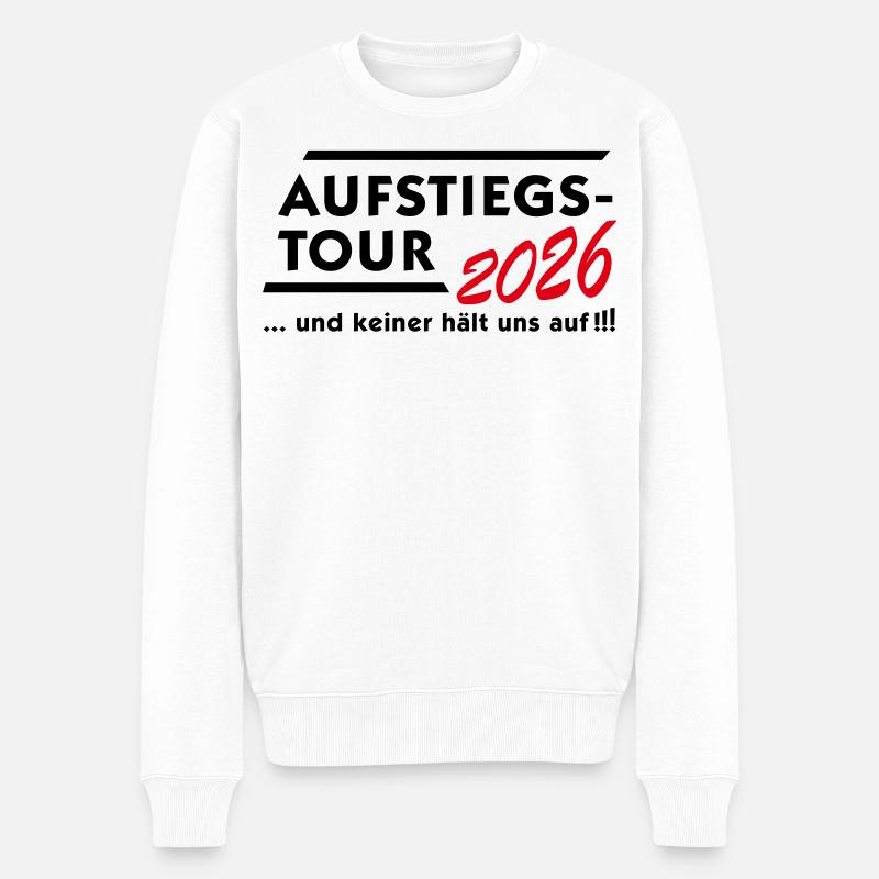Aufstiegstour 2026 - Männer Premium Bio Pullover - Weiß