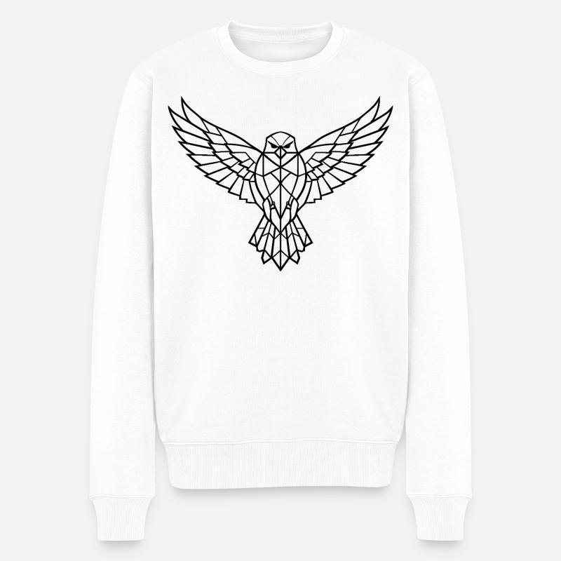 Oiseau - Pull Premium bio Homme - blanc