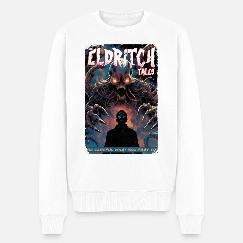 Eldritch Tales Tentacule Shadow Tee - Pull Premium bio Homme - blanc