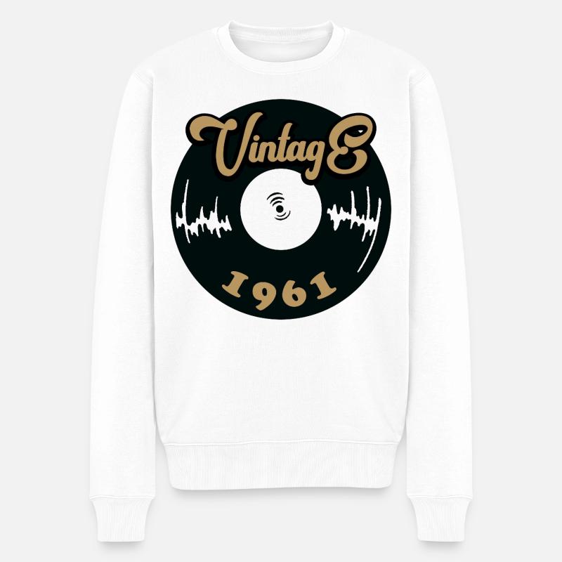 Cube 1961 - Pull Premium bio Homme - blanc