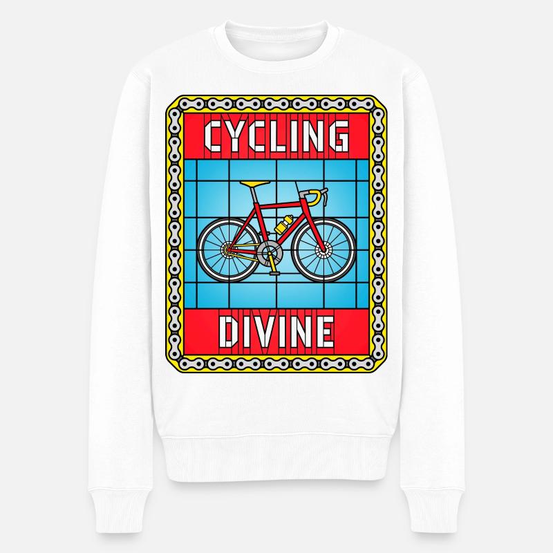 Cyclage des vitraux - Pull Premium bio Homme - blanc