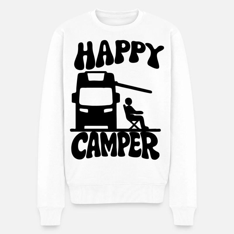Camper - Männer Premium Bio Pullover - Weiß