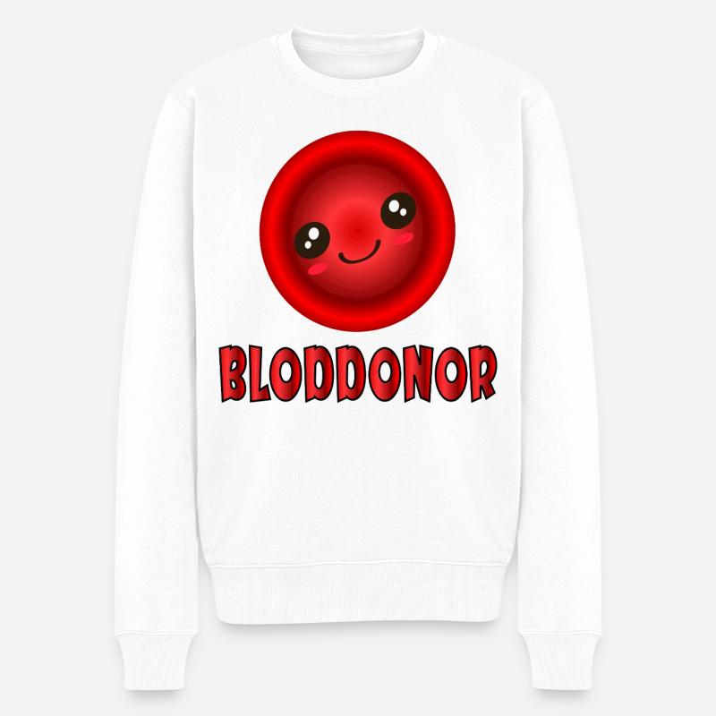 Donneur de sang - Pull Premium bio Homme - blanc