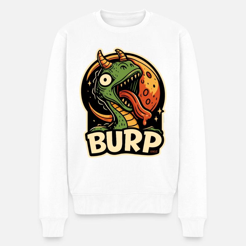 Rot Dragon Moon Tee - Pull Premium bio Homme - blanc