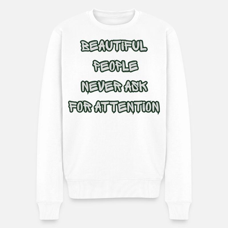 BEAUTIFUL - Pull Premium bio Homme - blanc