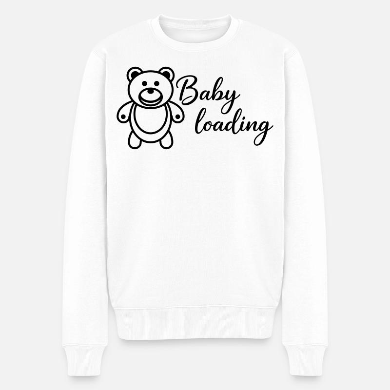 Chargement de bébé - Pull Premium bio Homme - blanc