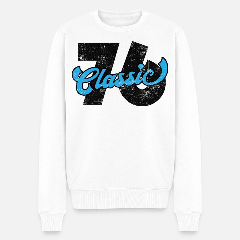 50e anniversaire 1976 - Pull Premium bio Homme - blanc