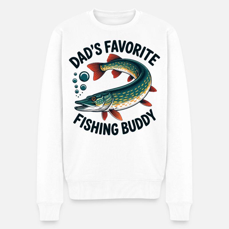 Papa Ange Buddy - Pull Premium bio Homme - blanc