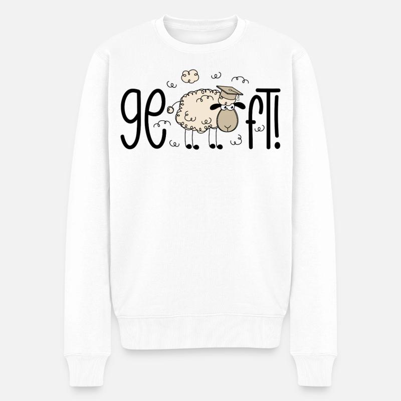 Fatto! Pecore - Maglione ecologico premium da uomo - bianco