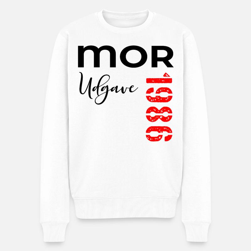 Mor 1986 Udgave - Pull Premium bio Homme - blanc