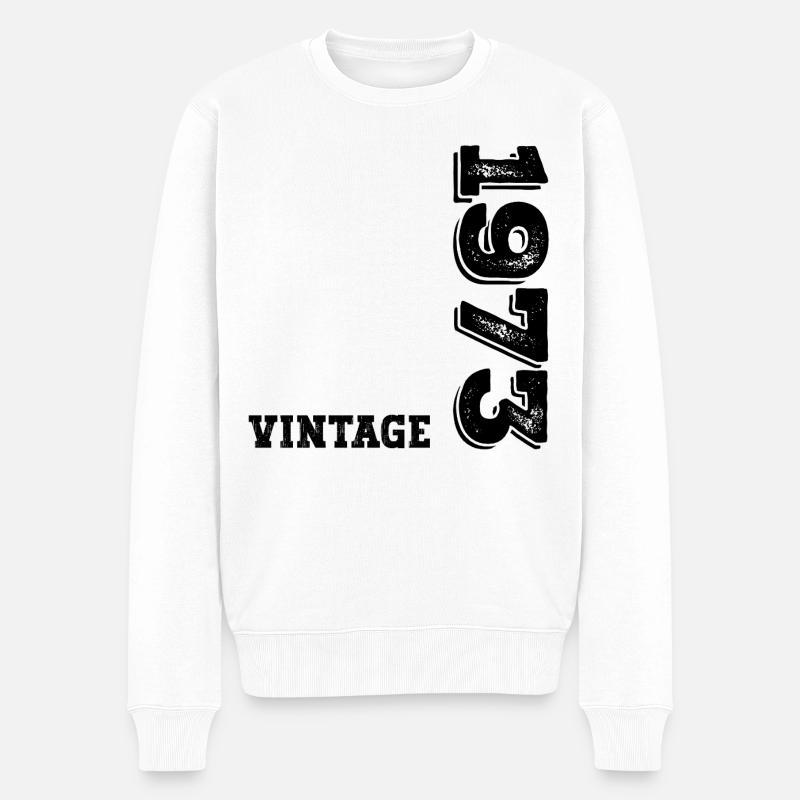 Millésime 1973 - Pull Premium bio Homme - blanc