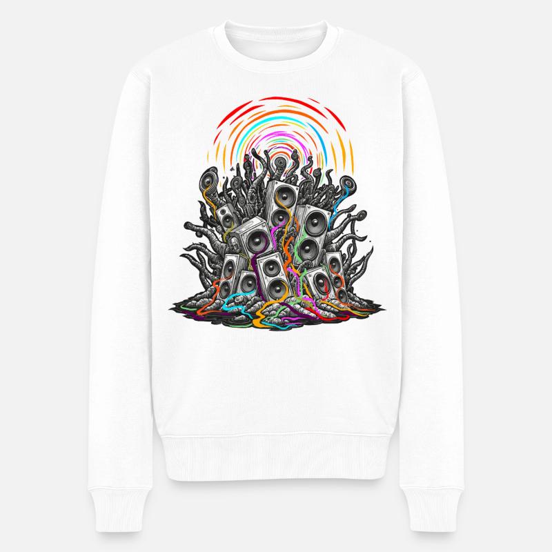 Enceinte psyche - Pull Premium bio Homme - blanc