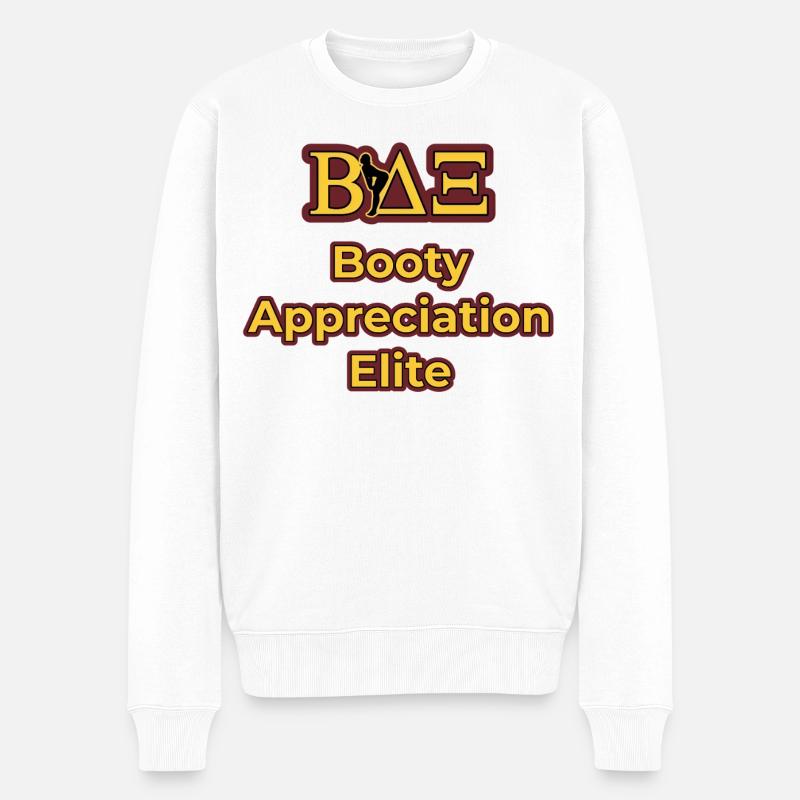 BAE Booty Appreciation Elite Universität Student - Männer Premium Bio Pullover - Weiß