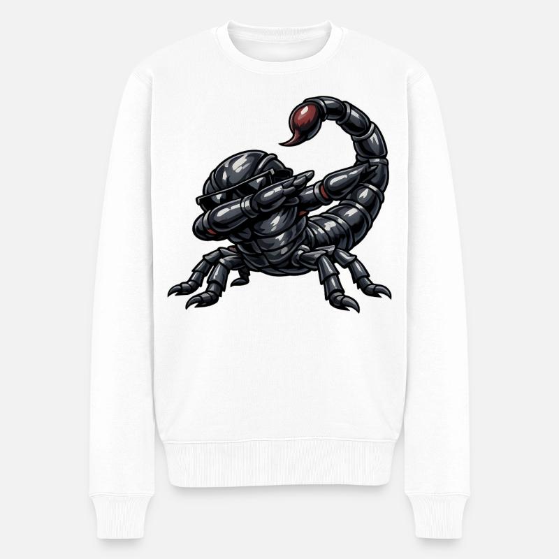 Dab du Scorpion - Pull Premium bio Homme - blanc