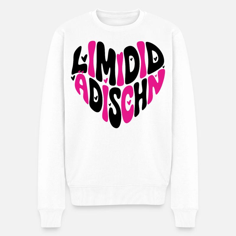 Limidid Ädischn - Limited Edition - Männer Premium Bio Pullover - Weiß