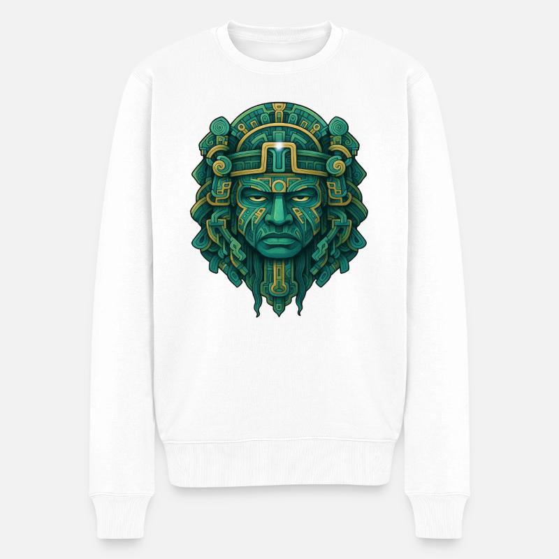 MAYA.04 - Pull Premium bio Homme - blanc