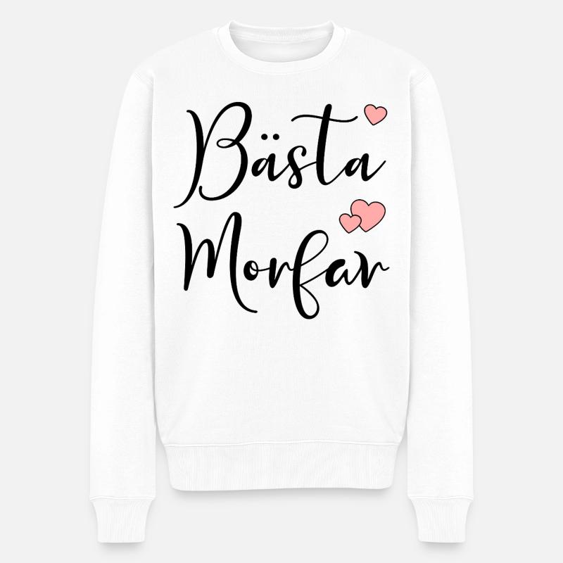 Lieber Opa - Männer Premium Bio Pullover - Weiß