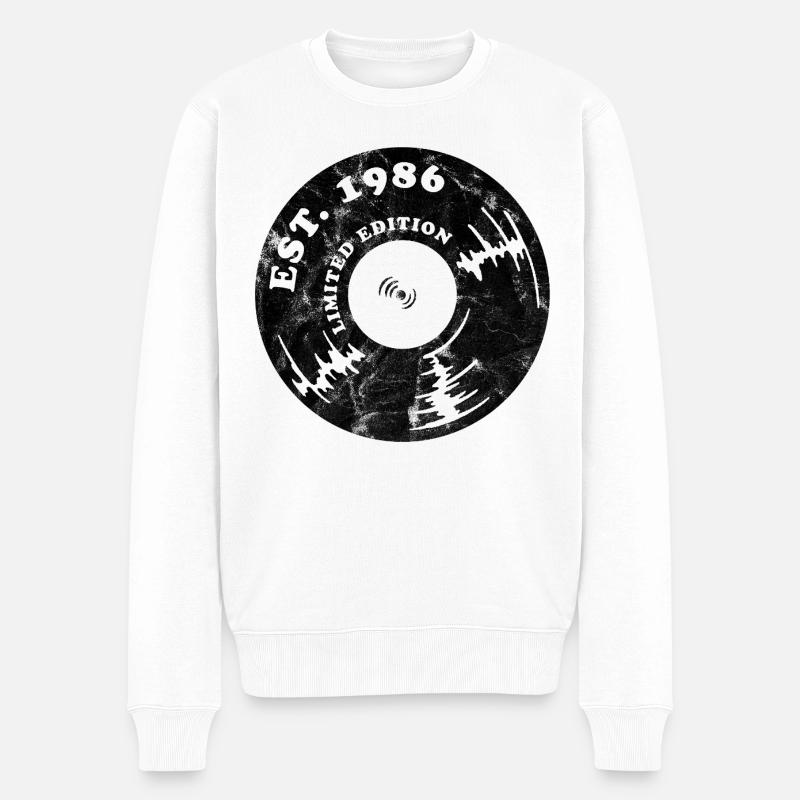 Millésime 1986 - Pull Premium bio Homme - blanc