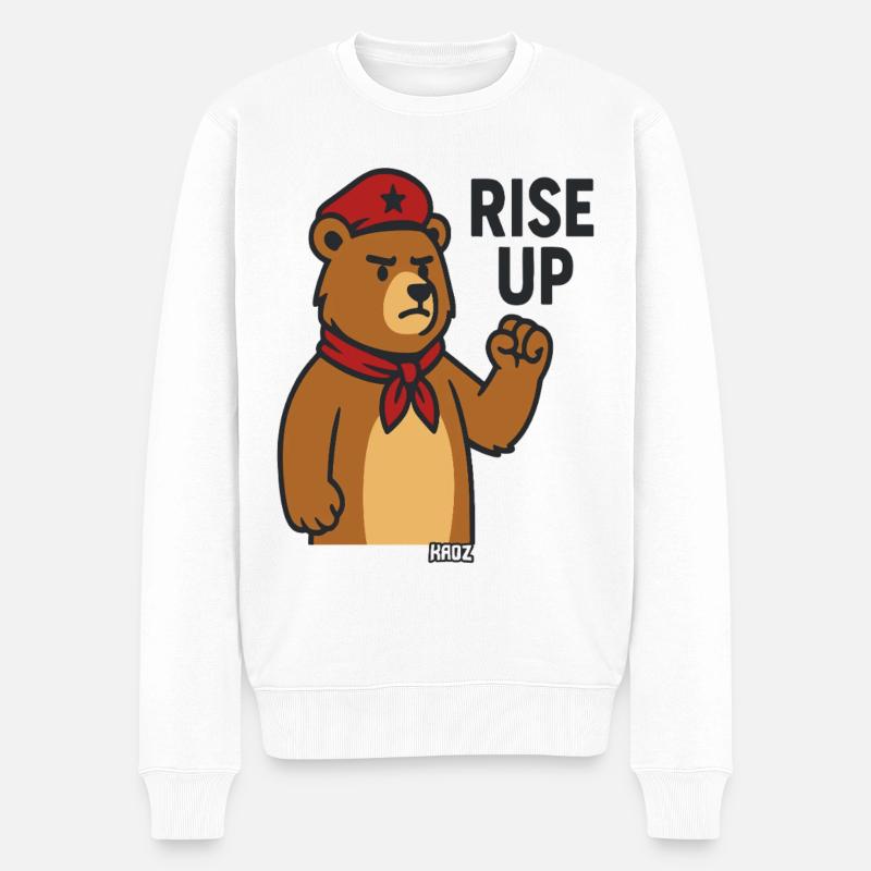 Bear Hero Rally Tee - Pull Premium bio Homme - blanc