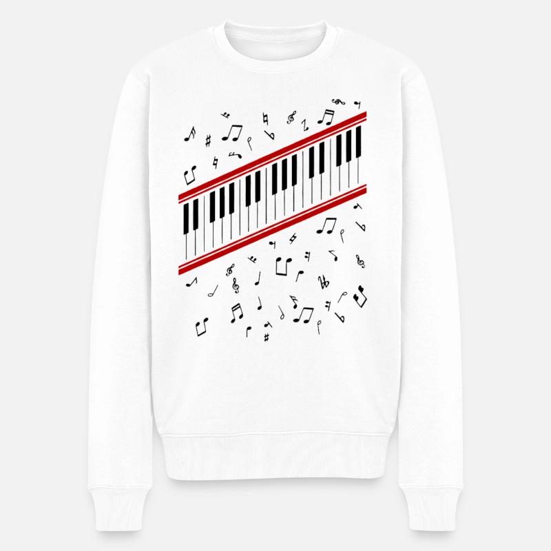 Piano Piano Beat It Costume - Pull Premium bio Homme - blanc
