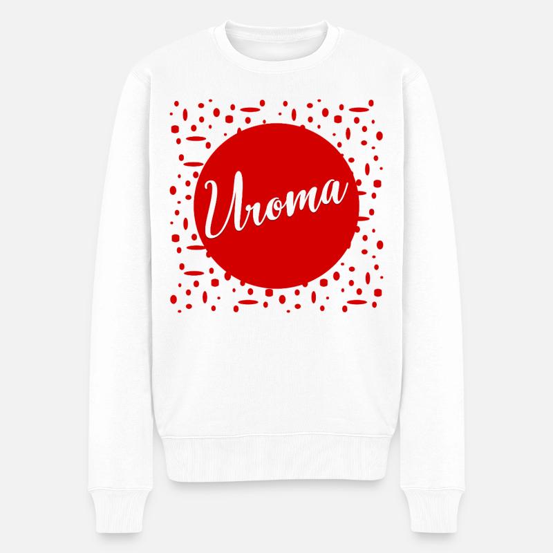 Annonce du bébé à l’arrière-grand-mère - Pull Premium bio Homme - blanc