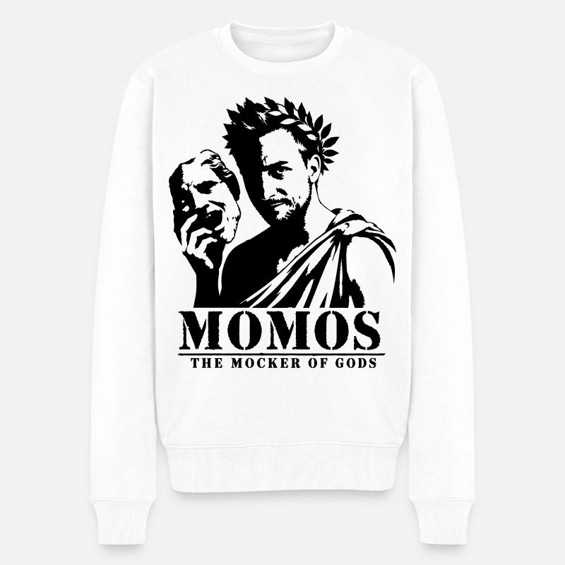 Momos - Pull Premium bio Homme - blanc