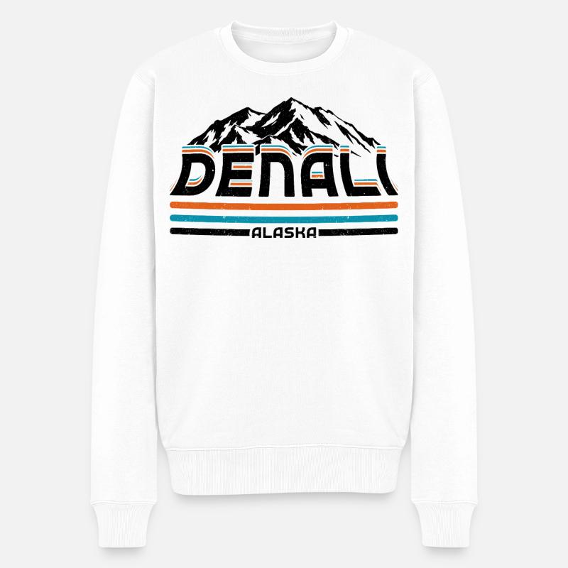 Parc national Alaska Denalis Alaskan - Pull Premium bio Homme - blanc
