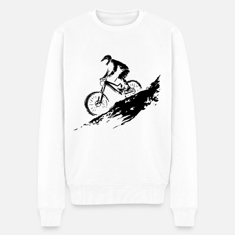 VTT - Pull Premium bio Homme - blanc